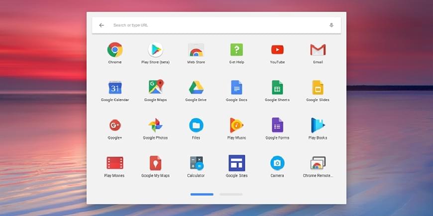 Chrome OS Default Apps