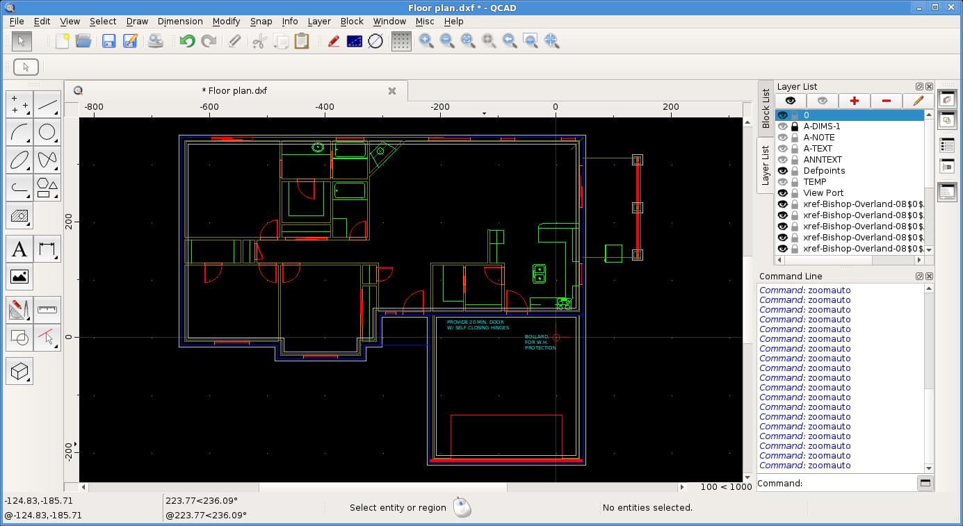 free 2d cad software