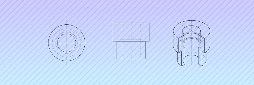 LibreCAD Isometric Projection